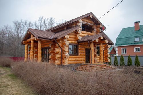 Фото проекта: Рубленный дом по индивидуальному проекту в г. Самара